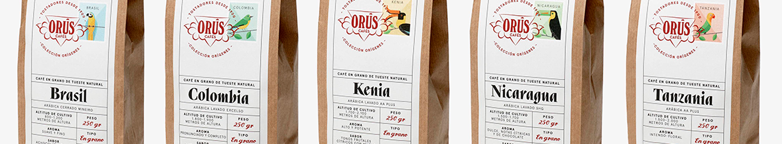 Cafés Orús presenta su nueva línea gourmet “Colección Orígenes” Cafés Orús presenta su nueva línea gourmet “Colección Orígenes”