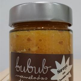 Mermelada de naranja con trozos de chocolate negro
